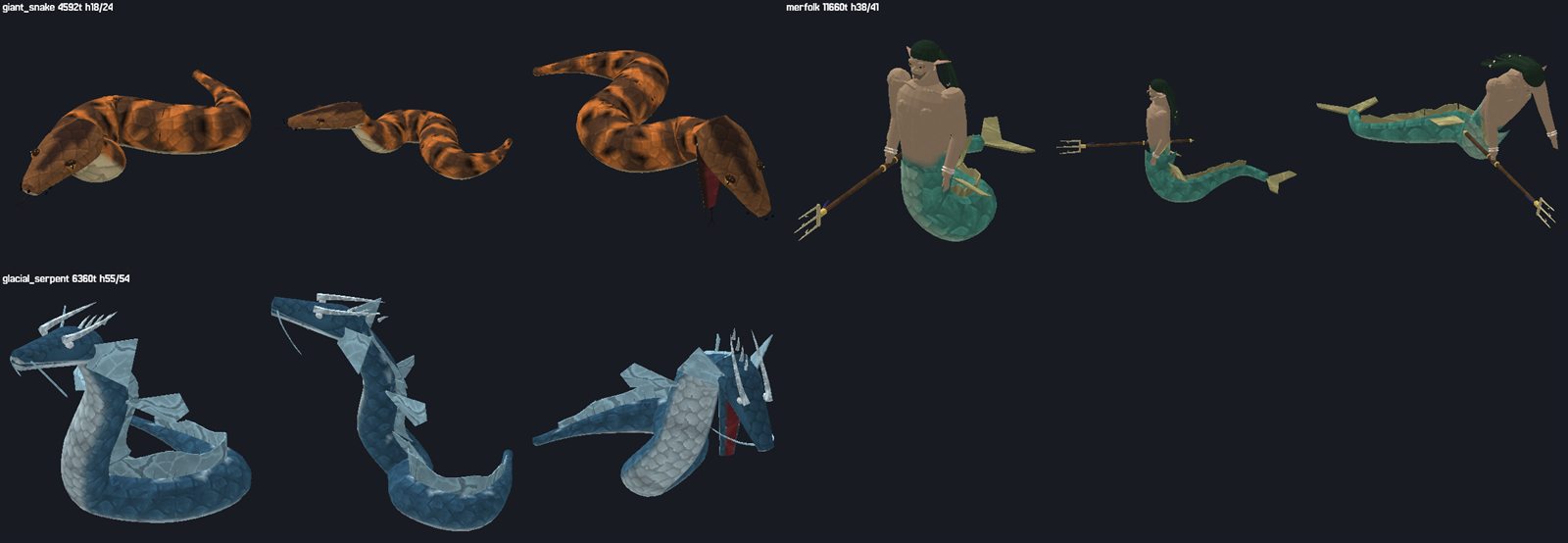 Serpent enemies