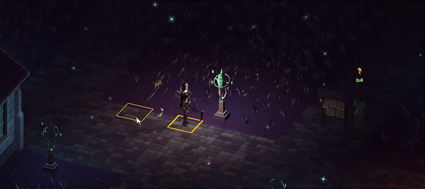 Void Town at night