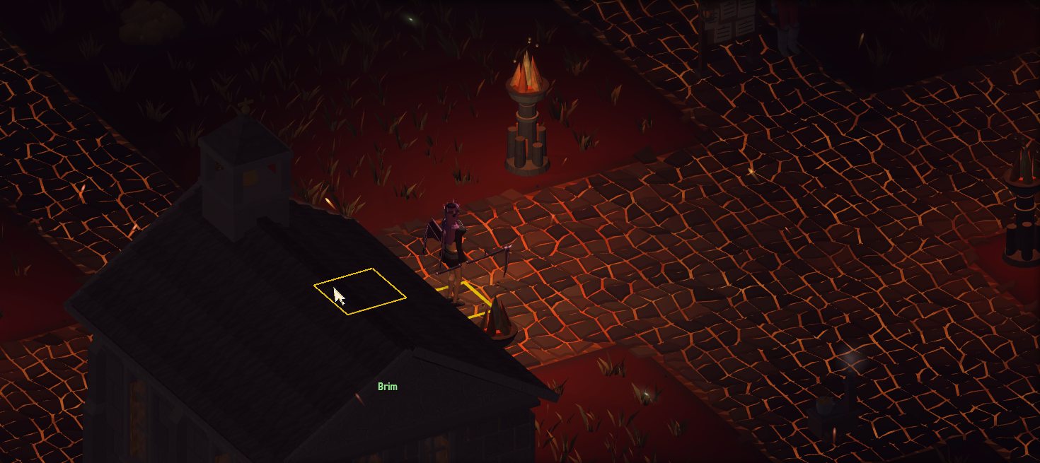 Volcano Town under ashfall